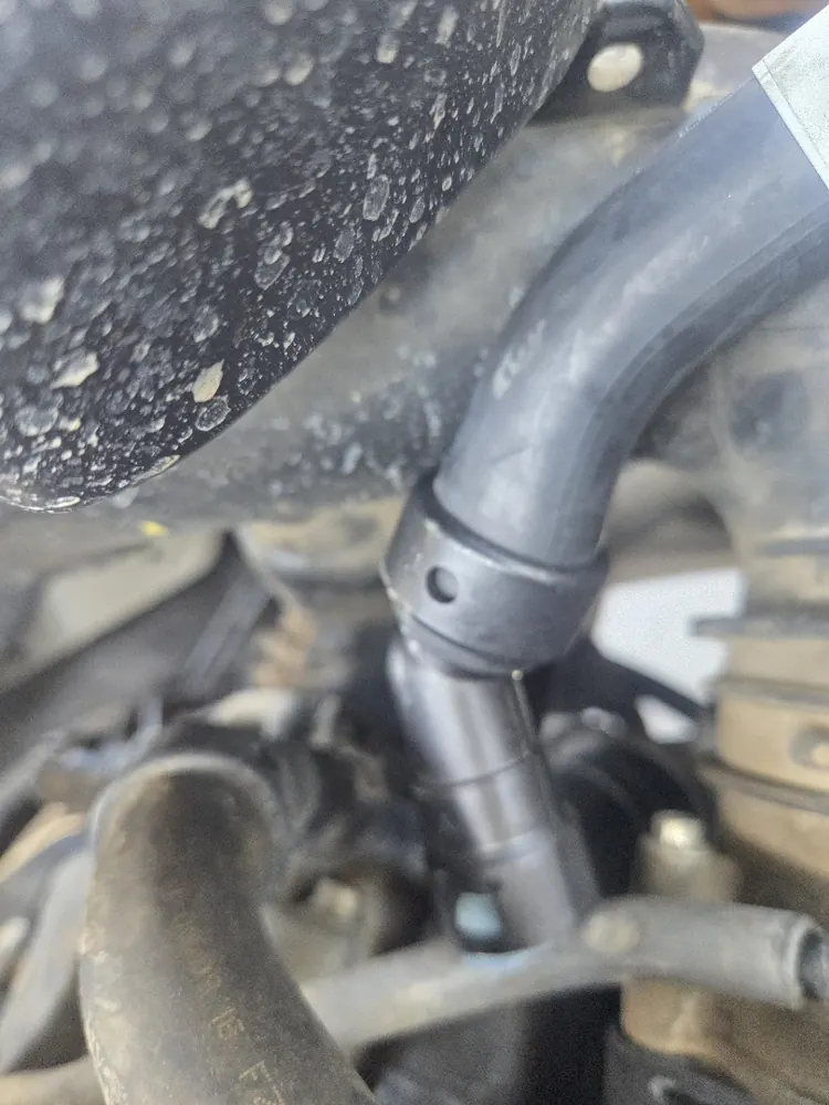 Hose and fitting work under the hood
